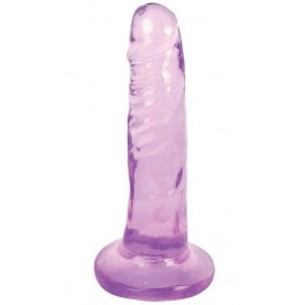 Фиолетовый фаллоимитатор Slim Stick Dildo - 15,2 см.